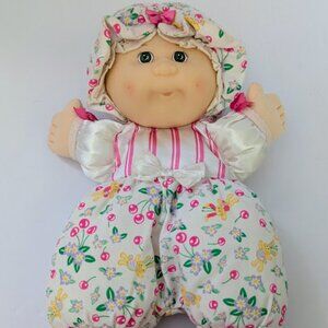 Vintage My First Cabbage Patch Kids Crib Snuggler Plush Baby Rattle Doll 1995